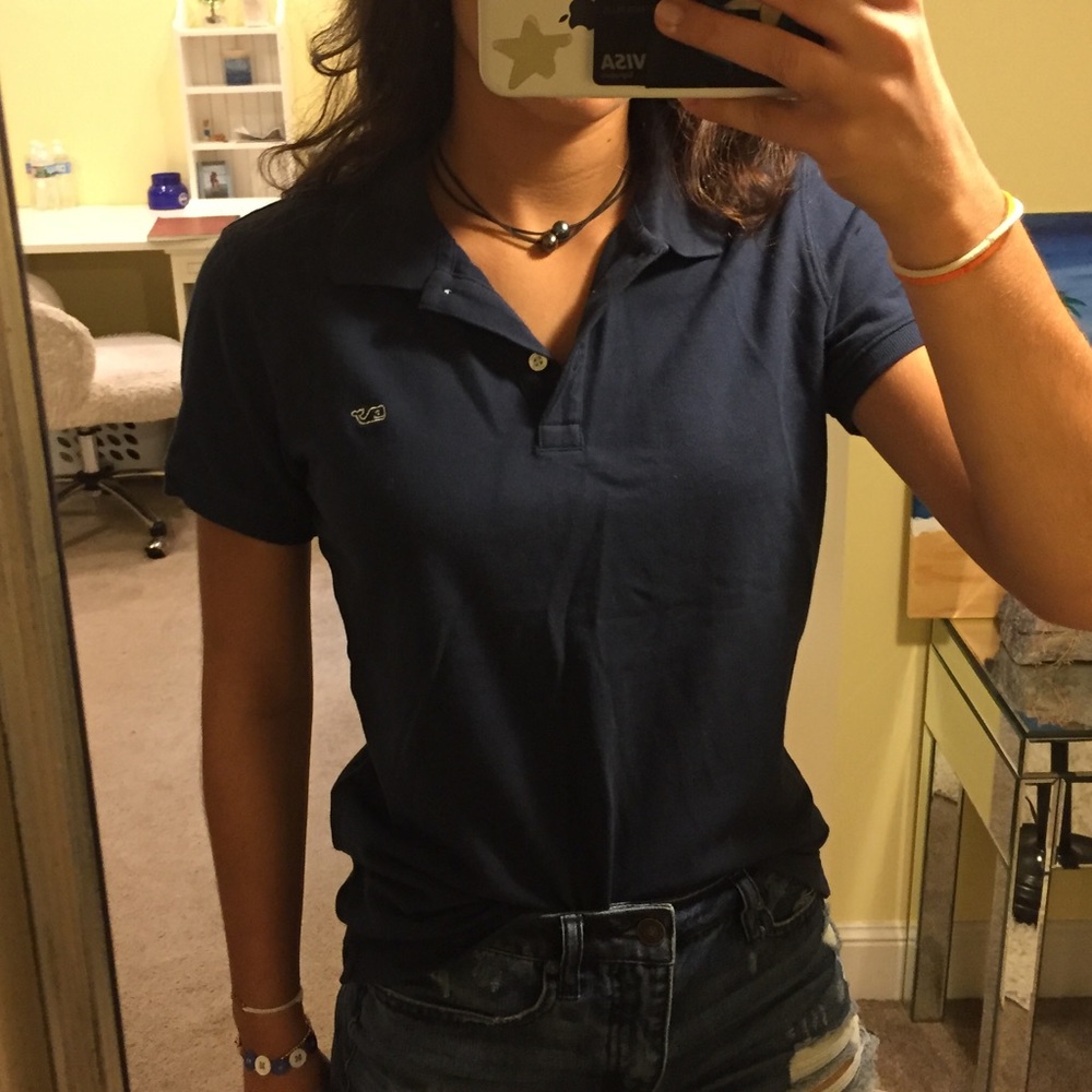 vineyard vines navy polo